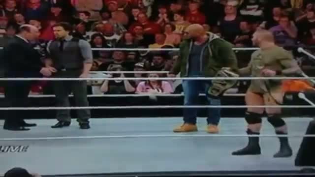 Brock Lesnar, Batista, Randy Orton Segment WWE RAW 1/27/14 Video