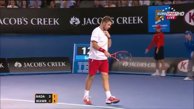 Stanislas Wawrinka Vs Rafael Nadal Australian Open 2014 HIGHLIGHTS Final - PART 1