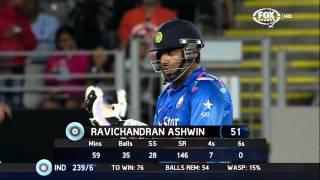 Ashwin 65 Runs off 46 Balls - NZ v IND 2014 - 3rd ODI Auckland - 25 Jan 2014