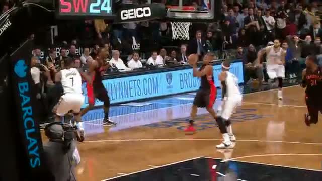 NBA: Patrick Patterson Gets the Steal and the Game-Winner in Brooklyn!