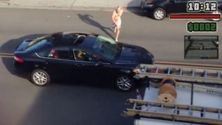 Crazy Guy Playing Real Life Grand Theft Auto
