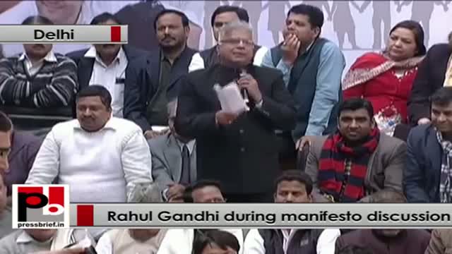 Rahul Gandhi seeks opinion of labour sector for Congress manifesto, Part 02
