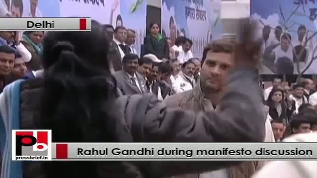 Rahul Gandhi seeks opinion of labour sector for Congress manifesto, Part 05