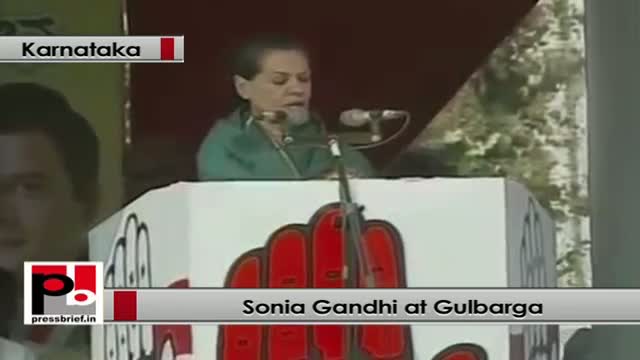 Sonia Gandhi : Congress party has been trying to deliver the promises