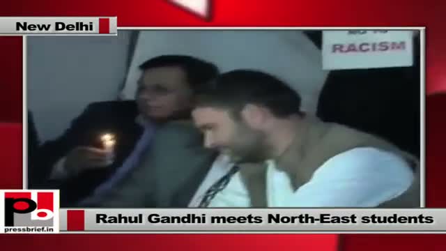 Rahul Gandhi meets student representatives of North-East
