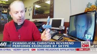 Priest Performs Exorcisms Via Skype