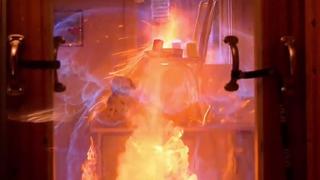 Gas Leak Explodes Kitchen In Slow Motion
