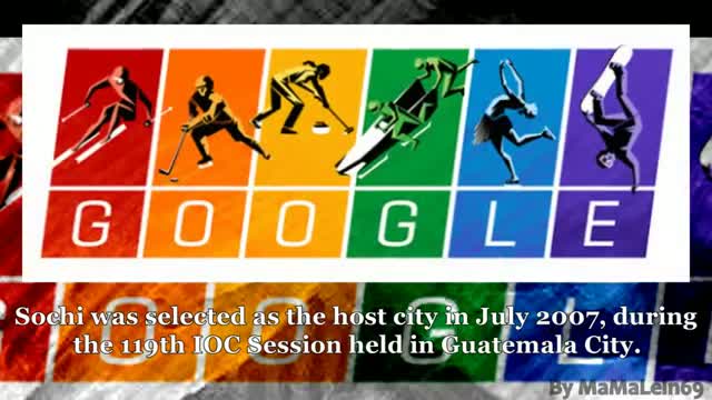 2014 Winter Olympics Sochi - Opening Google Doodle Video