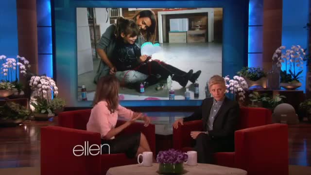 Jessica Alba's Valentines for Ellen Video