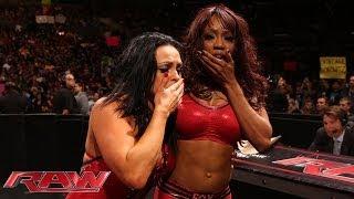 Cameron & The Bella Twins vs. AJ Lee, Alicia Fox & Aksana: WWE Raw, Feb. 10, 2014