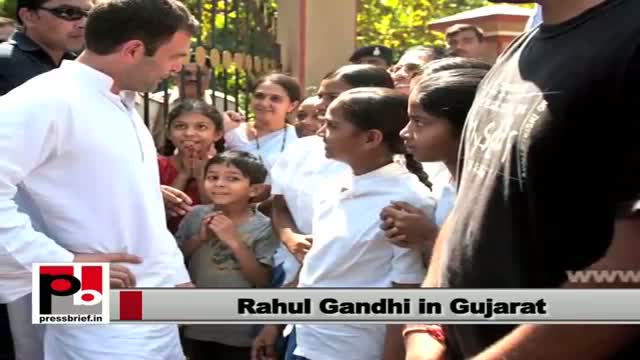 Rahul Gandhi: BJP makes big gains in education , 13000 govt schools were shut down in Gujarat