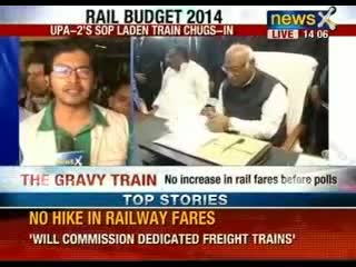 Rail budget 2014: No passenger fare hike, 17 new premium trains