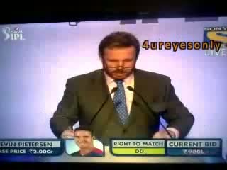 IPL Auction 2014: Kevin Pietersen Auction Video