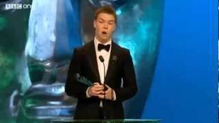Will Poulter wins Bafta film awards 2014 Will Poulter acceptance speech video