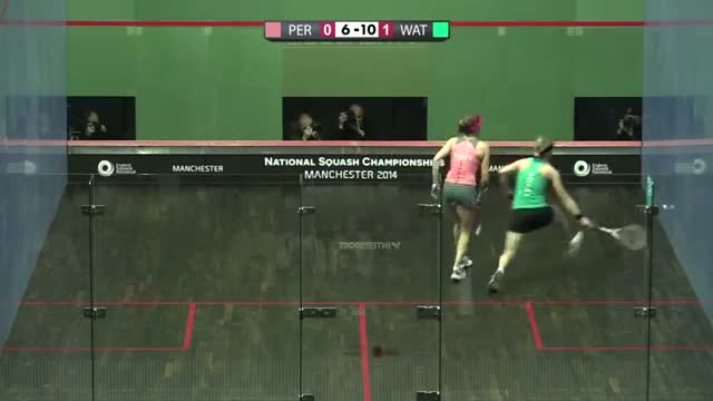 Squash : British National Championships - Women's Final Roundup - Perry v Waters