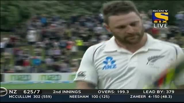 Fall of Wicketss of New Zealand 2nd Innings - IND vs NZ 2nd Test 2014