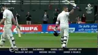 Brendon McCullum 302 vs India (Wellington 2014) Video