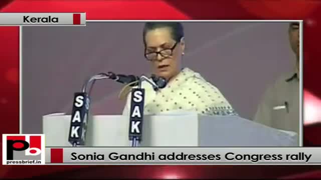 Sonia Gandhi: The choice is either to support an India united or India divided by the hatred
