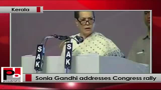Sonia Gandhi: We must fight for unity not division