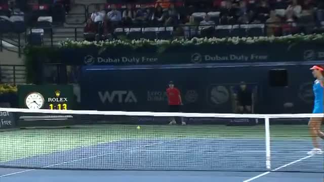 2014 Dubai Duty Free Tennis Championships Day 2 WTA Highlights