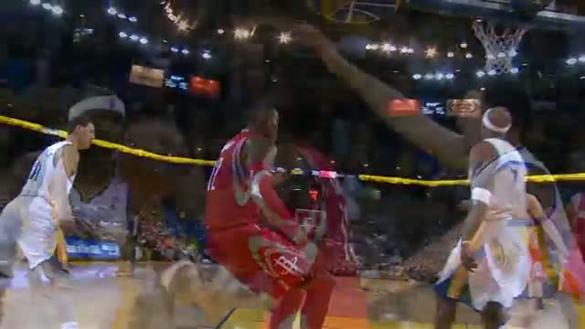 NBA: Dwight Howard Stuffs Home the Poster on Jermaine O'Neal