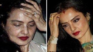 Rekha CAUGHT WITHOUT MAKEUP: Must Watch