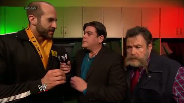 WWE: Ricardo Rodriguez interviews Cesaro and Zeb Colter