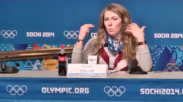 Shiffrin Talks About Slalom Gold, and Mascara Video