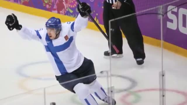 Finland Routs US 5-0 for Olympic Hockey Bronze Video