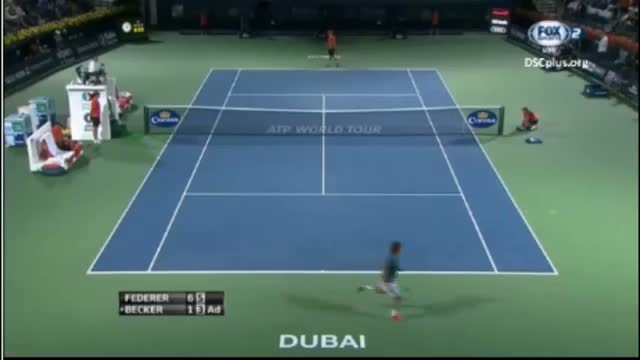 Roger Federer vs Benjamin Becker ATP 500 dubai 2014 -highlights