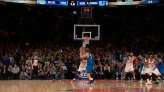 NBA: Dirk Nowitzki Rattles in the Buzzer Beater to Beat the Knicks!