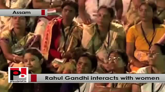 Rahul Gandhi in Assam, interacts with women, Part 01