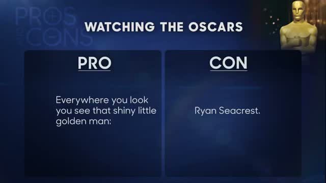 Pros and Cons: Watching The Oscars