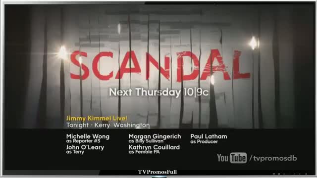 Scandal 3x12 Promo "We Do Not Touch the First Ladies" Season 3 Episode 12
