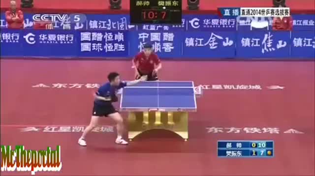 Table Tennis Chinese Trials for WTTTC 2014 - Fan Zhendong Vs Hao Shuai