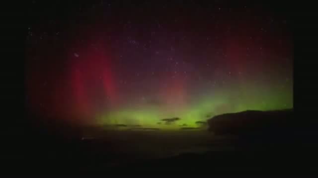 Northern Lights put on show in UK, Ireland