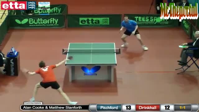 Table Tennis English Championships 2014 - Liam Pitchford Vs Paul Drinkhall - (FINAL)