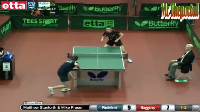 Table Tennis English Championships 2014 - Liam Pitchford Vs Andrew Baggaley - (SEMIFINAL)