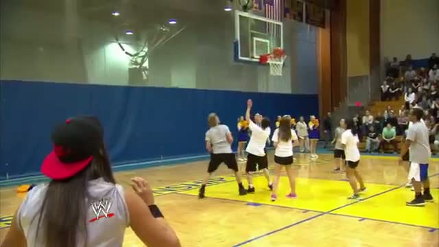 WWE joins the Special Olympics Illinois Unified Basketball Game