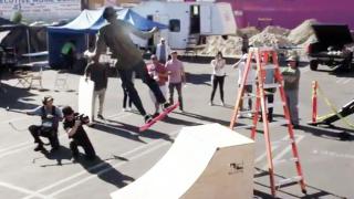 Doc Brown and Tony Hawk Show Off Real-Life Hoverboard
