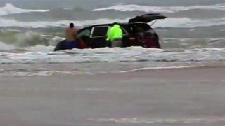 Florida Mom Drives Right Into The Ocean