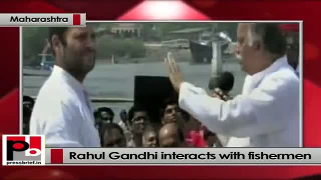 Rahul Gandhi tells fishermen : We want to work for your future