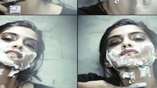 Sonam Kapoor Shaves Her Face Like Papa Anil Kapoor