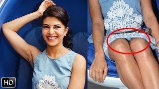 Jacqueline Fernandes Snapped Showing Panties