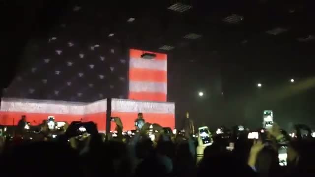 Jay-Z and Kanye West performing "Otis" at the Austin Music Hall - SXSW 2014