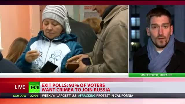 Crimea Referendum: 93% of voters want Crimea to join Russia - exit polls