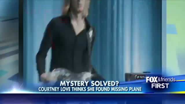 Courtney Love thinks she solved missing plane mystery