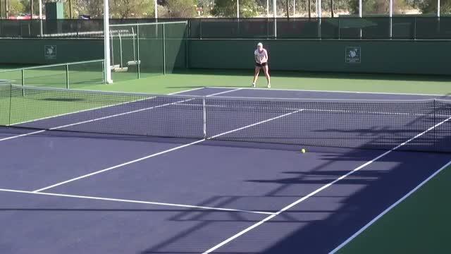 2014 Indian Wells: Simona Halep Pre-Semifinal Practice