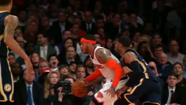NBA: Carmelo Anthony's Big Game vs Indiana in Phantom Slow-Mo