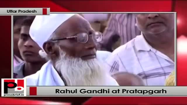 Rahul Gandhi in Pratapgarh (UP): BJP filled with anger; Congress believes in love, brotherhood
